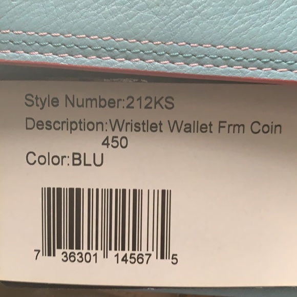 Genuine leather wristlet by Lodis - Picture 5 of 5